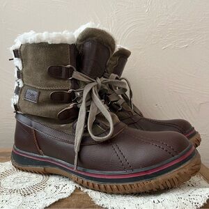 Pajar Women’s Canadian Iceland Winter Waterproof Leather Boots